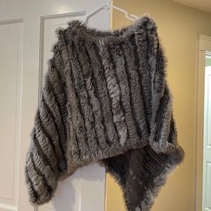 COPY - Faux Fur Poncho - J McLaugjlin